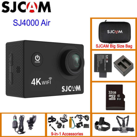 SJCAM SJ4000 AIR 4K Action Camera Full HD Allwinner 4K 30fps WIFI Sport DV 2.0" Screen Mini Helmet Camera Waterproof Sports DV